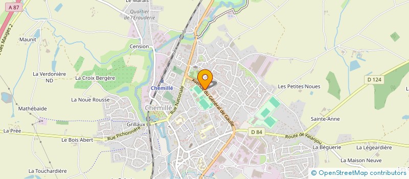 localisation de l'entreprise MADAME VERONIQUE DONEAU à CHEMILLE-EN-ANJOU