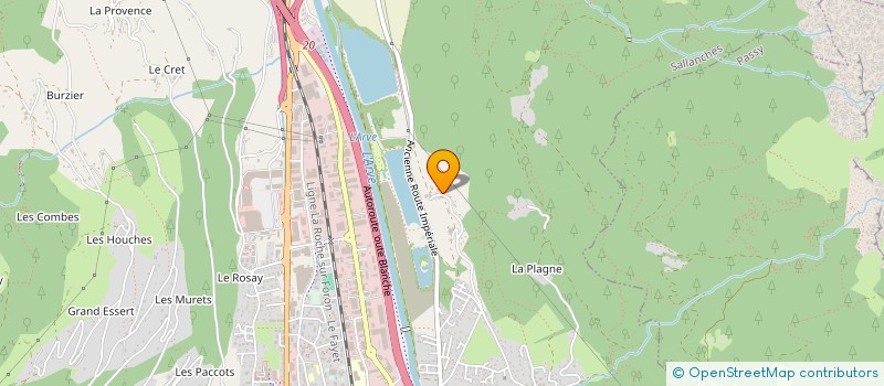 localisation de l'entreprise MADAME VERONIQUE DONNER  SALLANCHES