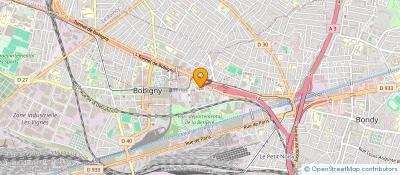 localisation de l'entreprise MADAME VERONIQUE DOUCEDE  BOBIGNY