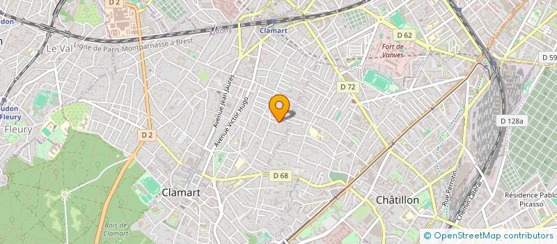 localisation de l'entreprise MADAME VERONIQUE DOUCENE à CLAMART