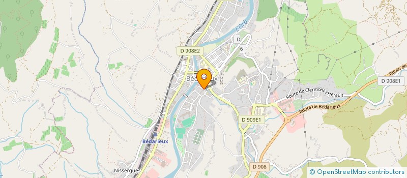 localisation de l'entreprise MADAME VERONIQUE DOUCET à BEDARIEUX