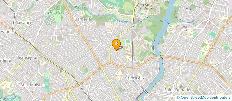 localisation de l'entreprise MADAME VERONIQUE DOUILLARD  NANTES