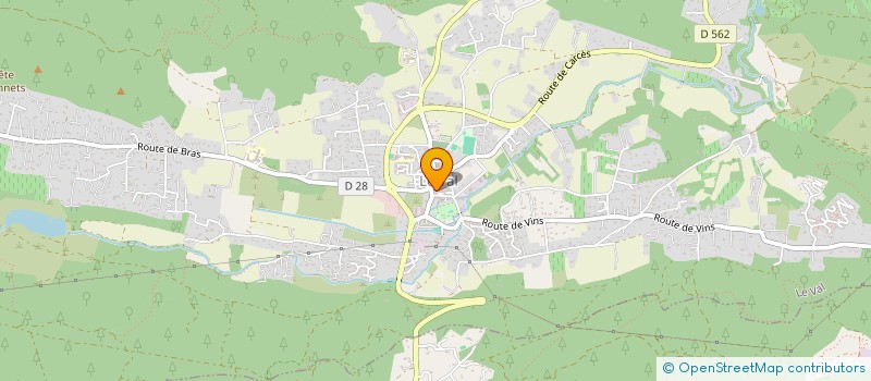 localisation de l'entreprise MADAME VERONIQUE DOUSSON  LE VAL