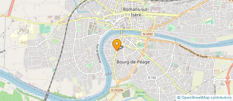 localisation de l'entreprise MADAME VERONIQUE DROLET à BOURG-DE-PEAGE