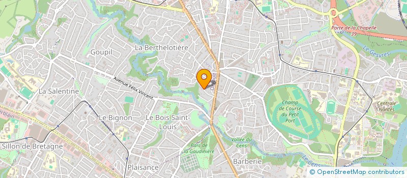 localisation de l'entreprise MADAME VERONIQUE DROUAIS à ORVAULT