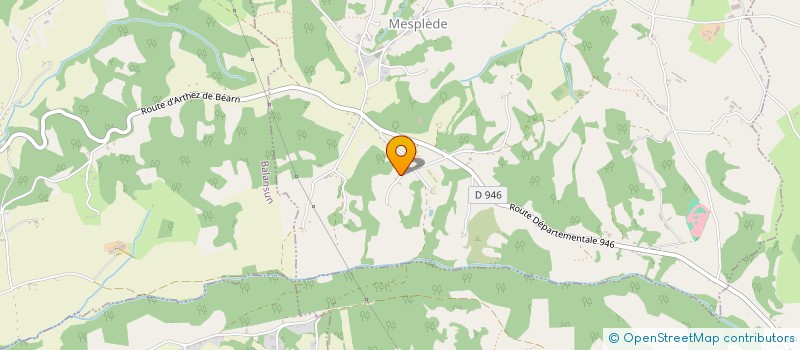 localisation de l'entreprise MADAME VERONIQUE DROUILLET  ORTHEZ