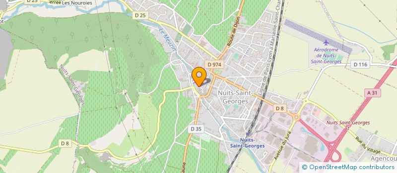localisation de l'entreprise MADAME VERONIQUE DUBAND à NUITS-SAINT-GEORGES