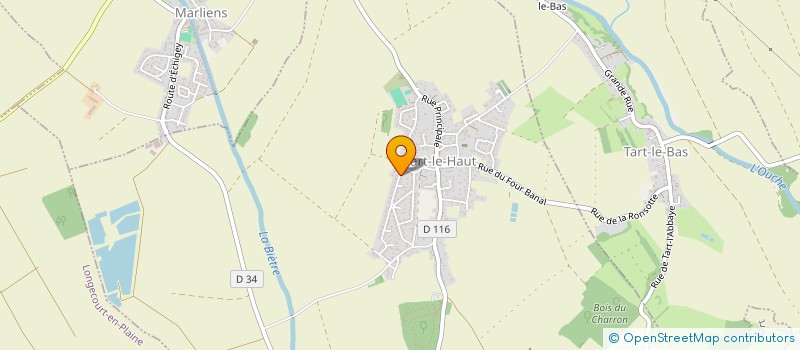 localisation de l'entreprise MADAME VERONIQUE DUBIEF  TART