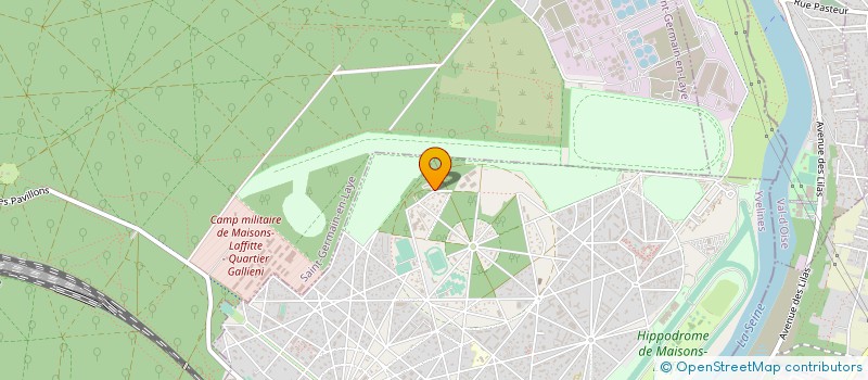 localisation de l'entreprise MADAME VERONIQUE DUBOIS à MAISONS-LAFFITTE