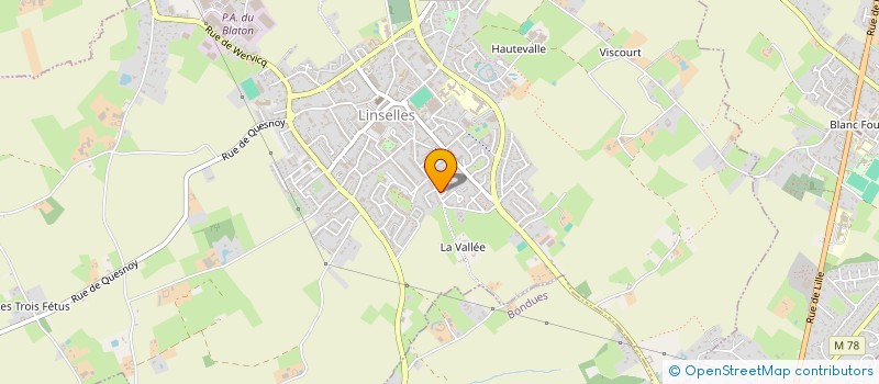 localisation de l'entreprise MADAME VERONIQUE DUBOIS à LINSELLES