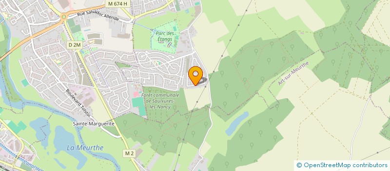 localisation de l'entreprise MADAME VERONIQUE DUBOIS  SAULXURES-LES-NANCY