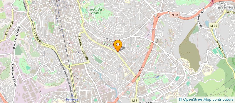 localisation de l'entreprise MADAME VERONIQUE DUBOST  MIREMONT