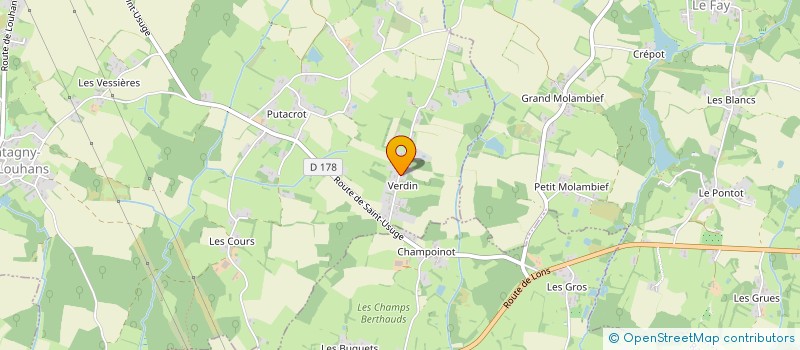 localisation de l'entreprise MADAME VERONIQUE DUCHESNE  MONTAGNY-PRES-LOUHANS