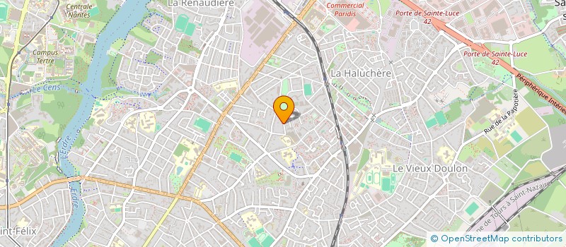 localisation de l'entreprise MADAME VERONIQUE DUCOURANT  NANTES