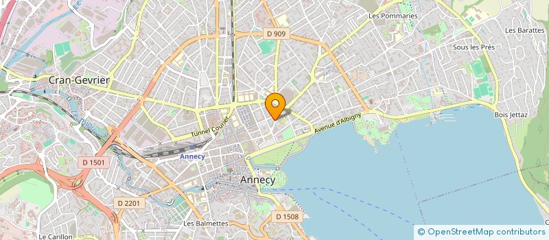 localisation de l'entreprise MADAME VERONIQUE DUDRAGNE  ANNECY