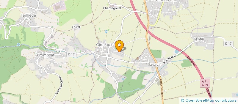 localisation de l'entreprise MADAME VERONIQUE DUFAL  GIMEAUX