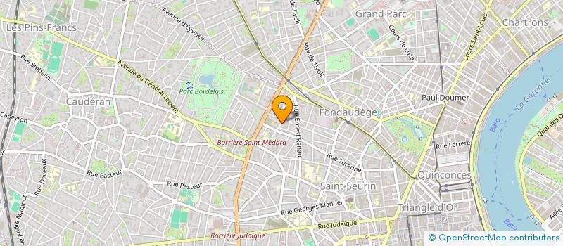 localisation de l'entreprise MADAME VERONIQUE DUGE DE BERNONVILLE  BORDEAUX