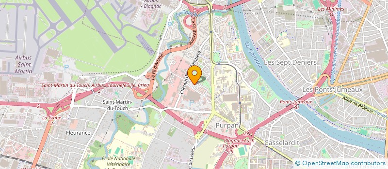 localisation de l'entreprise MADAME VERONIQUE DUJOLS à TOULOUSE