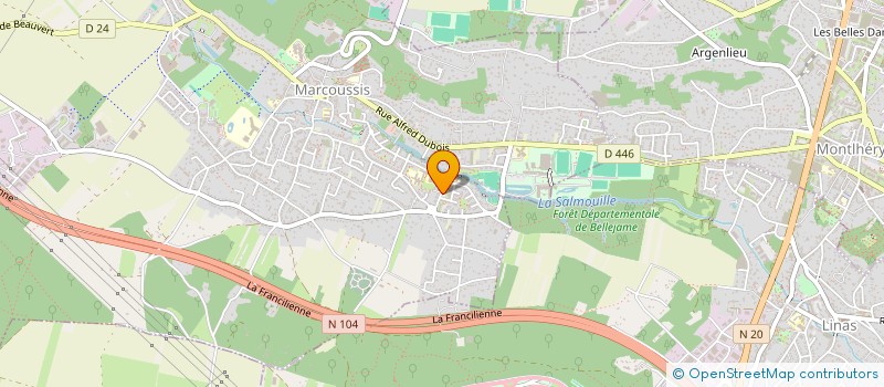 localisation de l'entreprise MADAME VERONIQUE DULIO  MARCOUSSIS