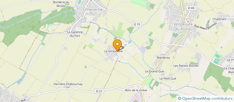 localisation de l'entreprise MADAME VERONIQUE DUMAGNIER  SAINT-MARTIN-LA-PALLU