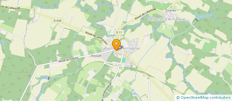 localisation de l'entreprise MADAME VERONIQUE DUMARTIN à LABASTIDE-D'ARMAGNAC