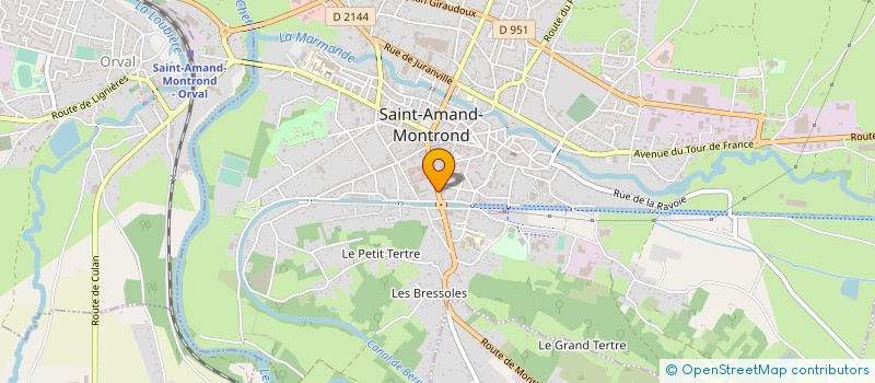 localisation de l'entreprise MADAME VERONIQUE DUMOULIN à SAINT-AMAND-MONTROND