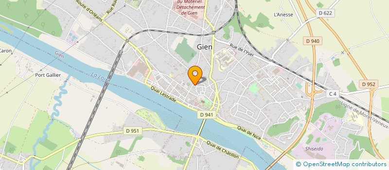 localisation de l'entreprise MADAME VERONIQUE DUPONT  GIEN