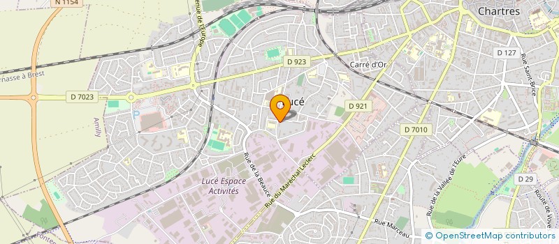 localisation de l'entreprise MADAME VERONIQUE DUPONT à LUCE