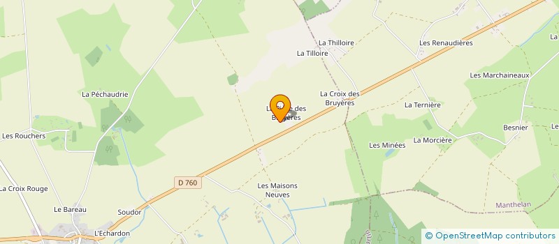 localisation de l'entreprise MADAME VERONIQUE DUPRE à BOSSEE