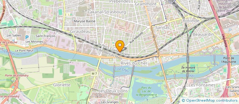 localisation de l'entreprise MADAME VERONIQUE DURAES  TOURS