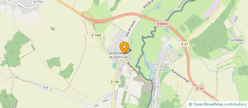 localisation de l'entreprise MADAME VERONIQUE DURAND  CHATEAU-SUR-EPTE