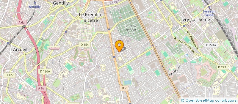 localisation de l'entreprise MADAME VERONIQUE DURANDET  VILLEJUIF