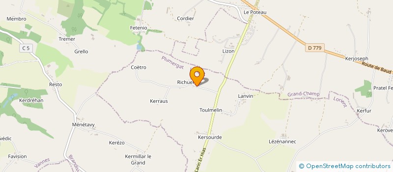 localisation de l'entreprise MADAME VERONIQUE DUREL  PLUMERGAT