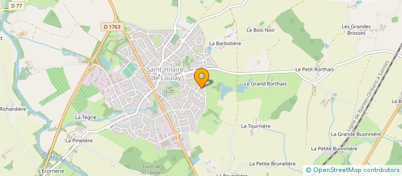 localisation de l'entreprise MADAME VERONIQUE DURET à MONTAIGU-VENDEE