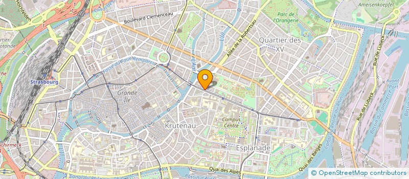 localisation de l'entreprise MADAME VERONIQUE DURRENBERGER à STRASBOURG