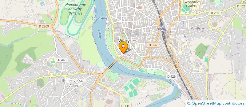 localisation de l'entreprise MADAME VERONIQUE DURUPT à VICHY