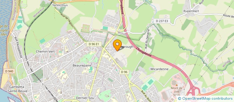 localisation de l'entreprise MADAME VERONIQUE DUSAUTOIR  SAINT-MARTIN-BOULOGNE