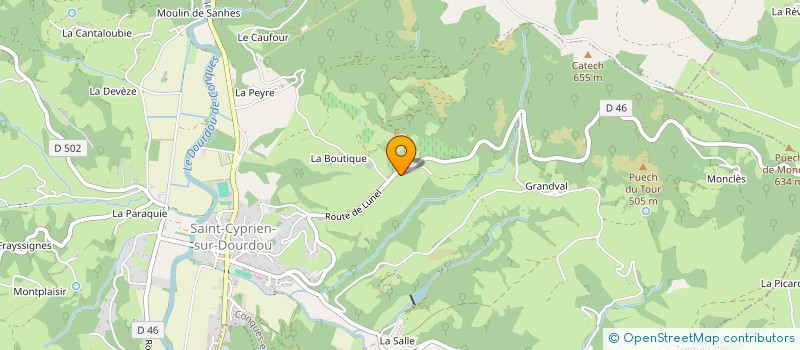 localisation de l'entreprise MADAME VERONIQUE ECHE  SAINT-FELIX-DE-LUNEL