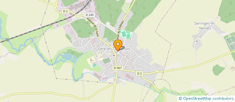 localisation de l'entreprise MADAME VERONIQUE EHRHART  FERE-EN-TARDENOIS