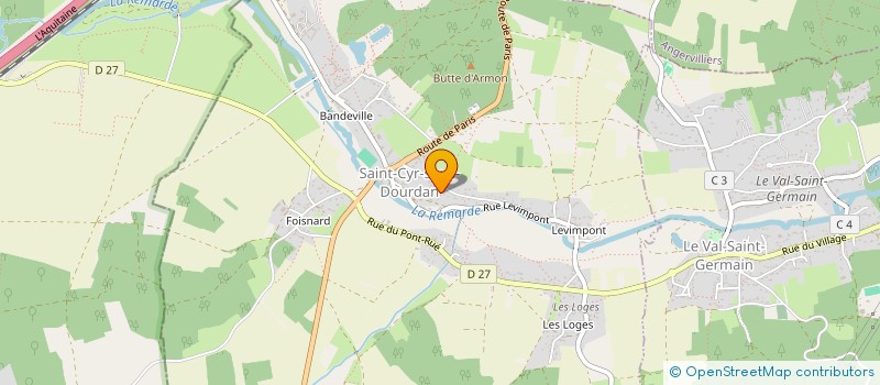 localisation de l'entreprise MADAME VERONIQUE EIXEA à SAINT-CYR-SOUS-DOURDAN