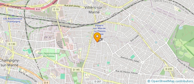 localisation de l'entreprise MADAME VERONIQUE ELISEE à CHAMPIGNY-SUR-MARNE