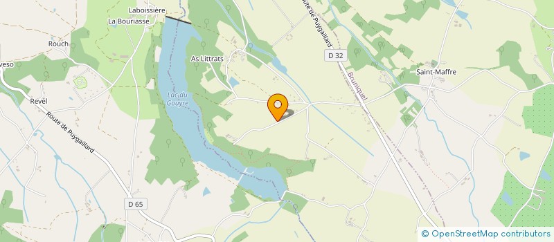 localisation de l'entreprise MADAME VERONIQUE ELLENA  PUYGAILLARD-DE-QUERCY