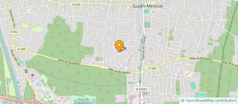 localisation de l'entreprise MADAME VERONIQUE ELLION à GUJAN-MESTRAS