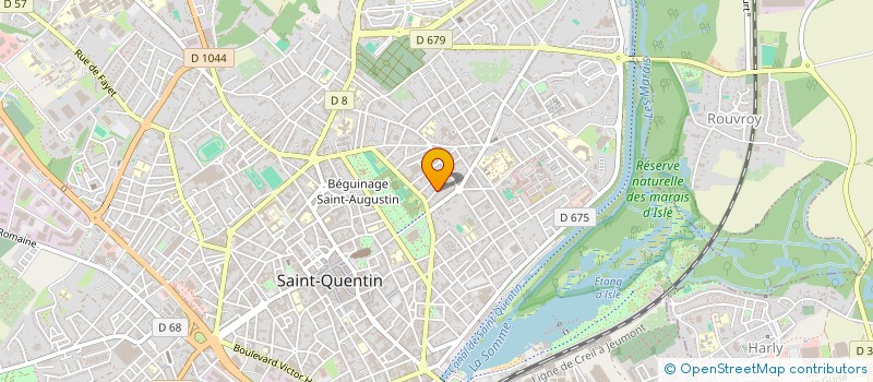 localisation de l'entreprise MADAME VERONIQUE ELZIERE à SAINT-QUENTIN