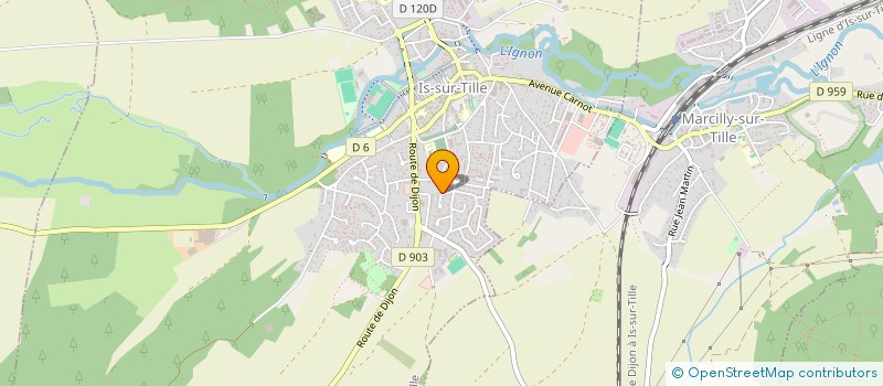 localisation de l'entreprise MADAME VERONIQUE EMONIN à IS-SUR-TILLE