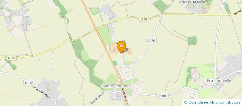 localisation de l'entreprise MADAME VERONIQUE ERMEL  SAINTE-COLOMBE
