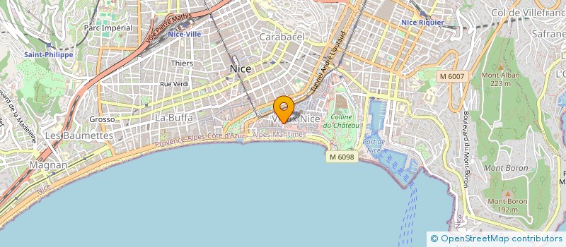 localisation de l'entreprise MADAME VERONIQUE ESTEVE à NICE