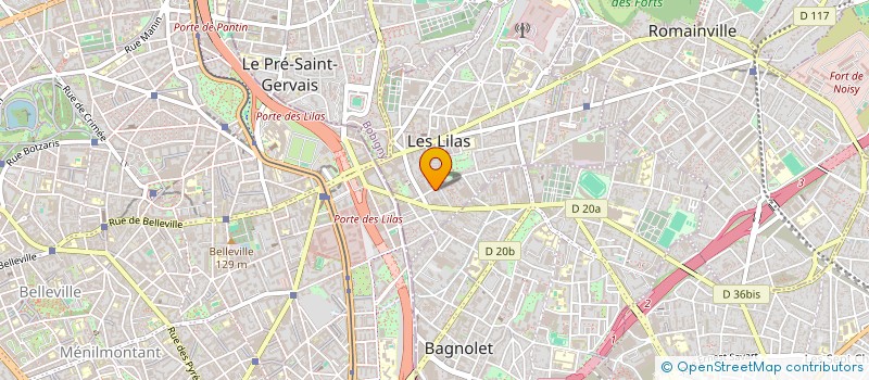localisation de l'entreprise MADAME VERONIQUE ESTIOT à LES LILAS