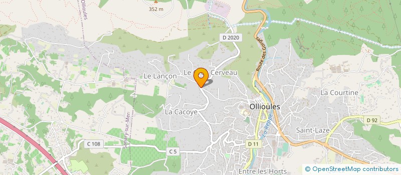 localisation de l'entreprise MADAME VERONIQUE ESTUPINA  OLLIOULES