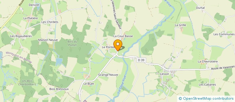localisation de l'entreprise MADAME VERONIQUE FACCIOLI à MONTPONT-EN-BRESSE